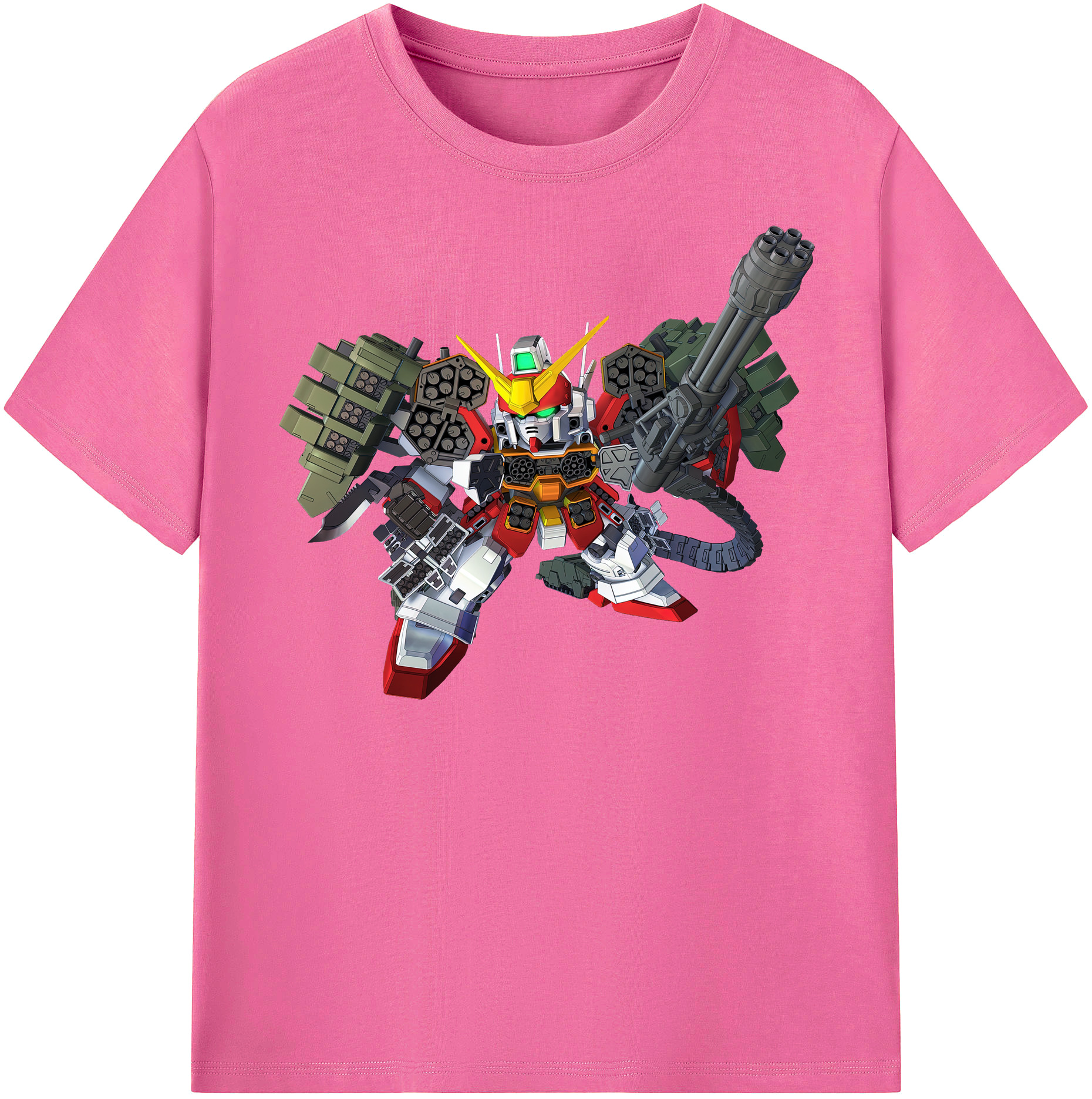 （画像用） 機動戦士ガンダム Mobile Suit Gundam レディースカジュアルプリントTシャツ（綿100％）